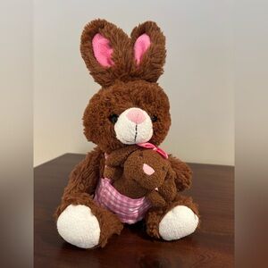 Animal Adventure Brown Momma Rabbit with baby